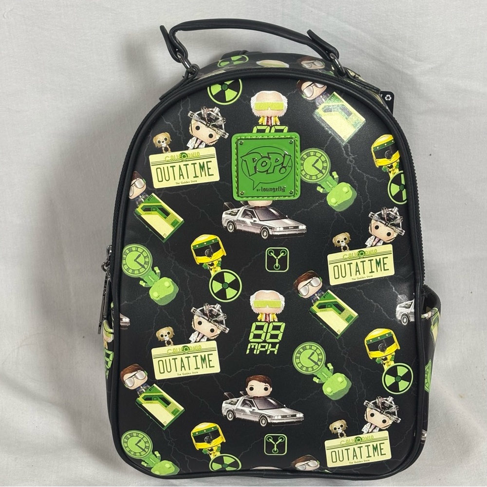 Loungefly Back to the Future Plutonium Glow Exclusive Funko Pop Mini Backpack